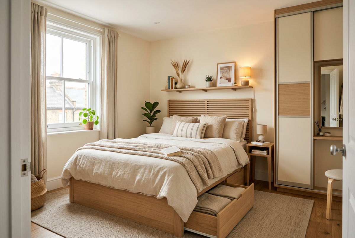 10 Clever Storage Solutions for Small UK Bedrooms – Whippie Home and Garden