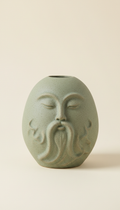 Ceramic Sage Vase with Matte Glaze