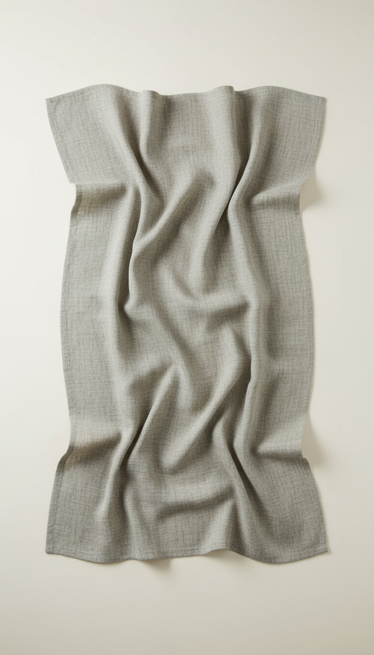 Natural Linen Throw Blanket