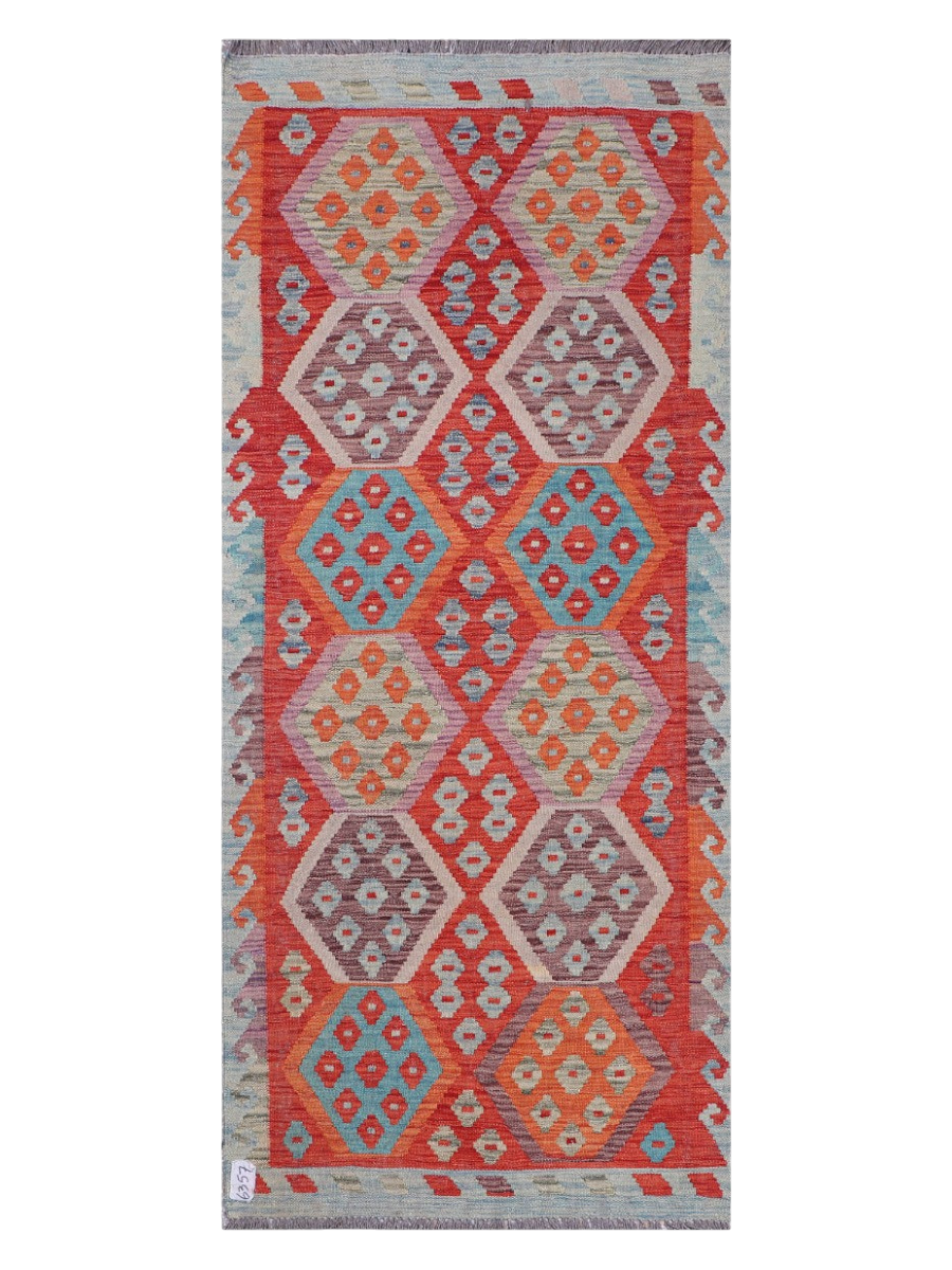 Maimana Kilim - 196 x 84 cm