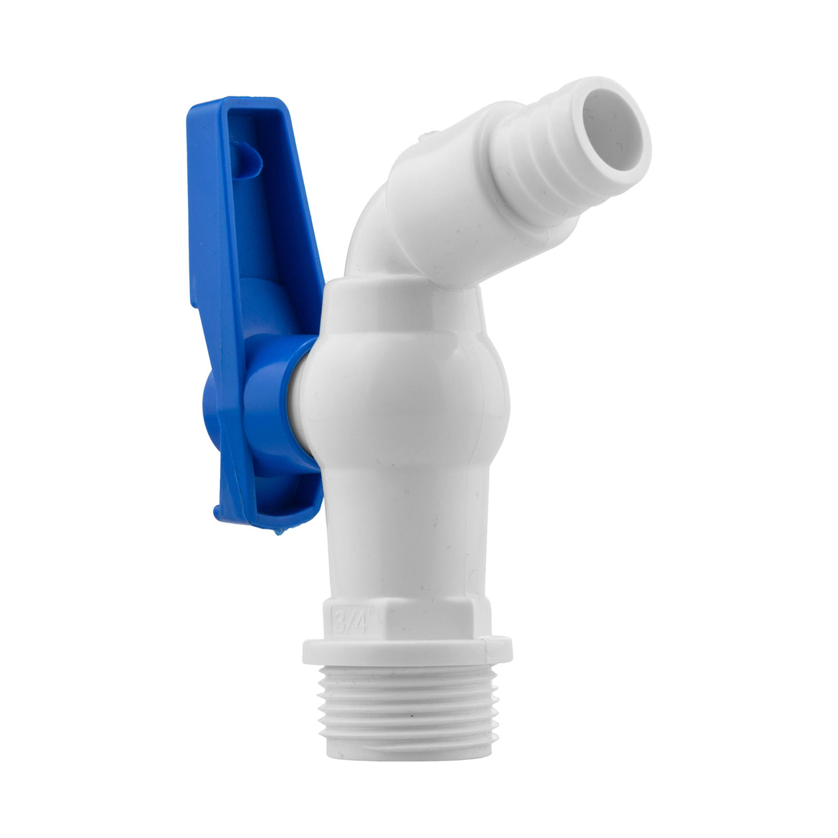 Wall Flange Kit 32mm MDPE + White PVC Tap BSP Thread Fitting MDPE Pipe Connector
