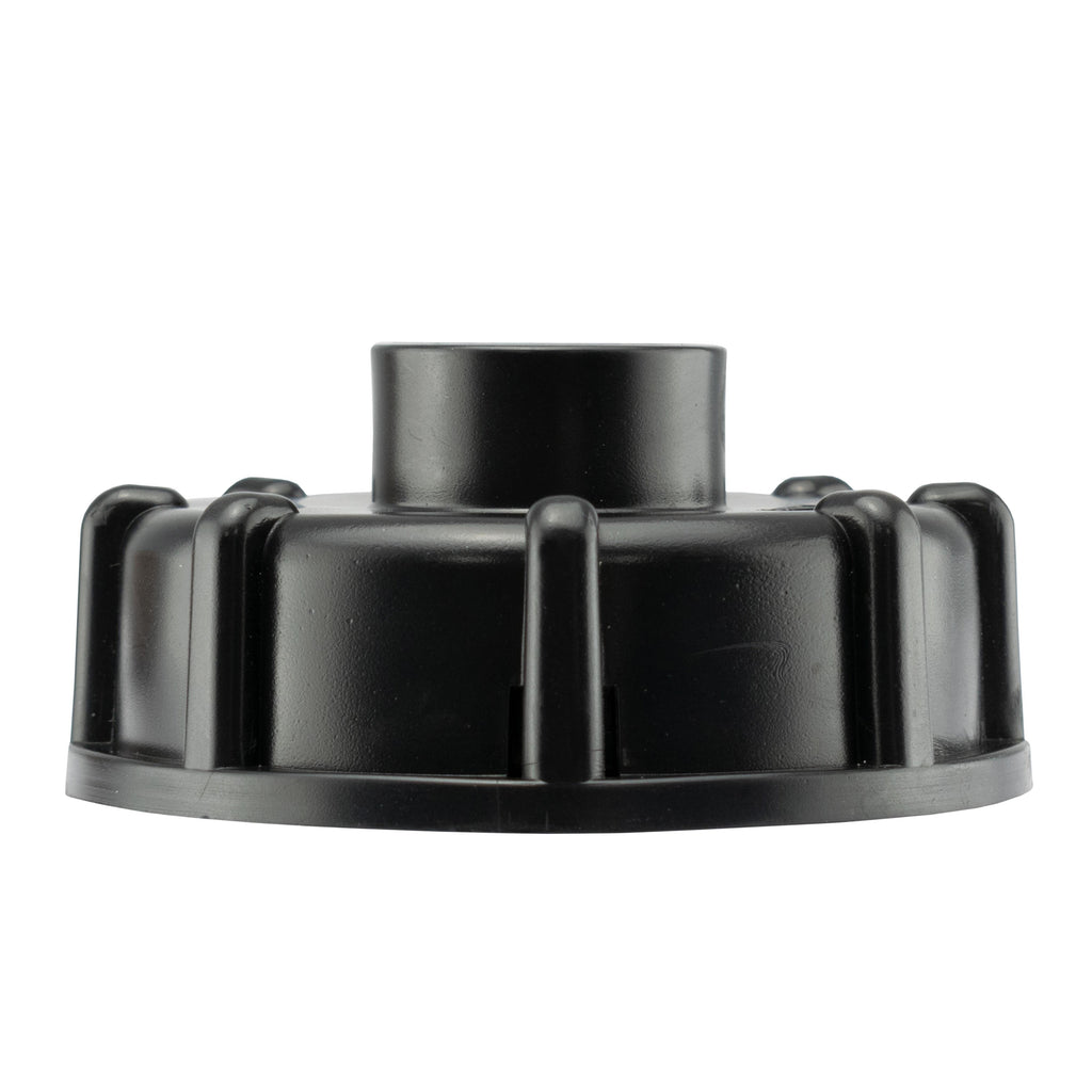 IBC 2 S60X6 Cap with Large Plastic Valve and 13mm Brass Barb for Water Connector
