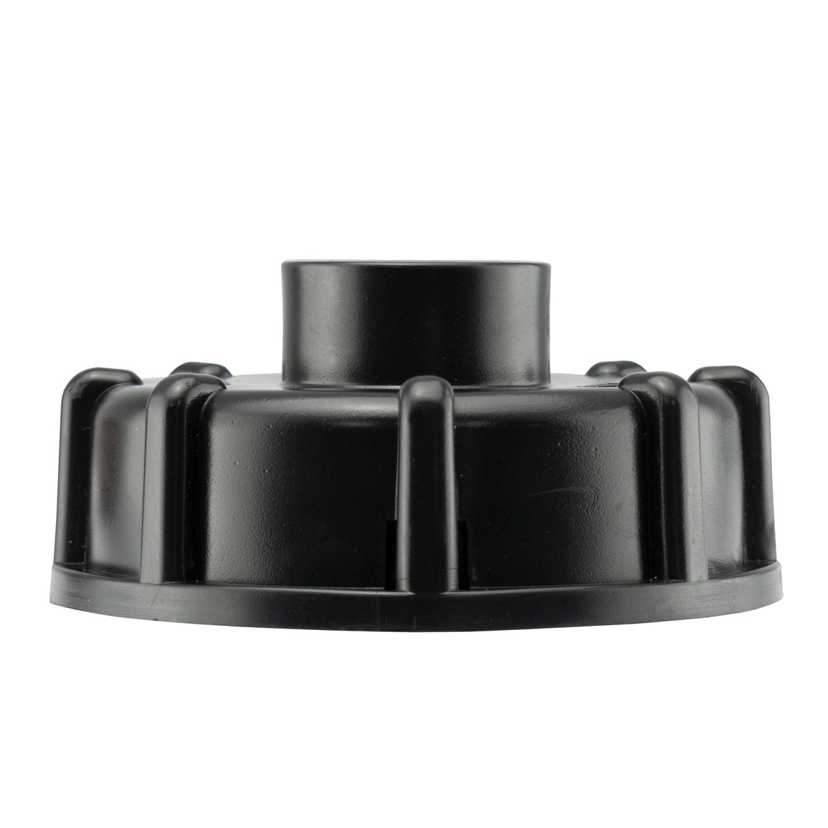 IBC 2 S60X6 Cap with Large Plastic Valve and 13mm Brass Barb for Water Connector