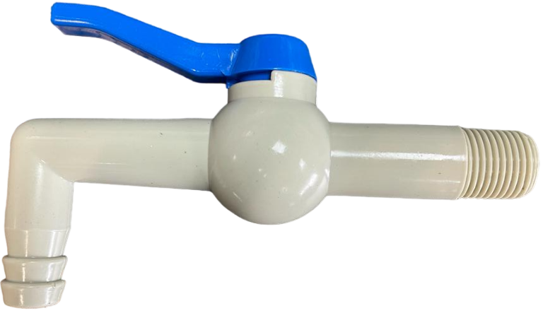 PP TAP 90 DEGREE WITH 1/2inBSPM INLET 150mm Outdoor Watering Kit Water Connector