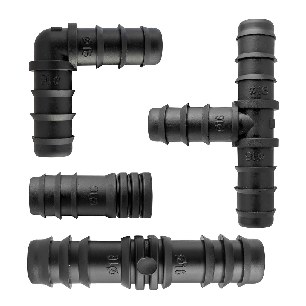 Mix 1/2in Barb Connectors HOZ10 Drip Irrigation Fitting Pipe and Water Fitting
