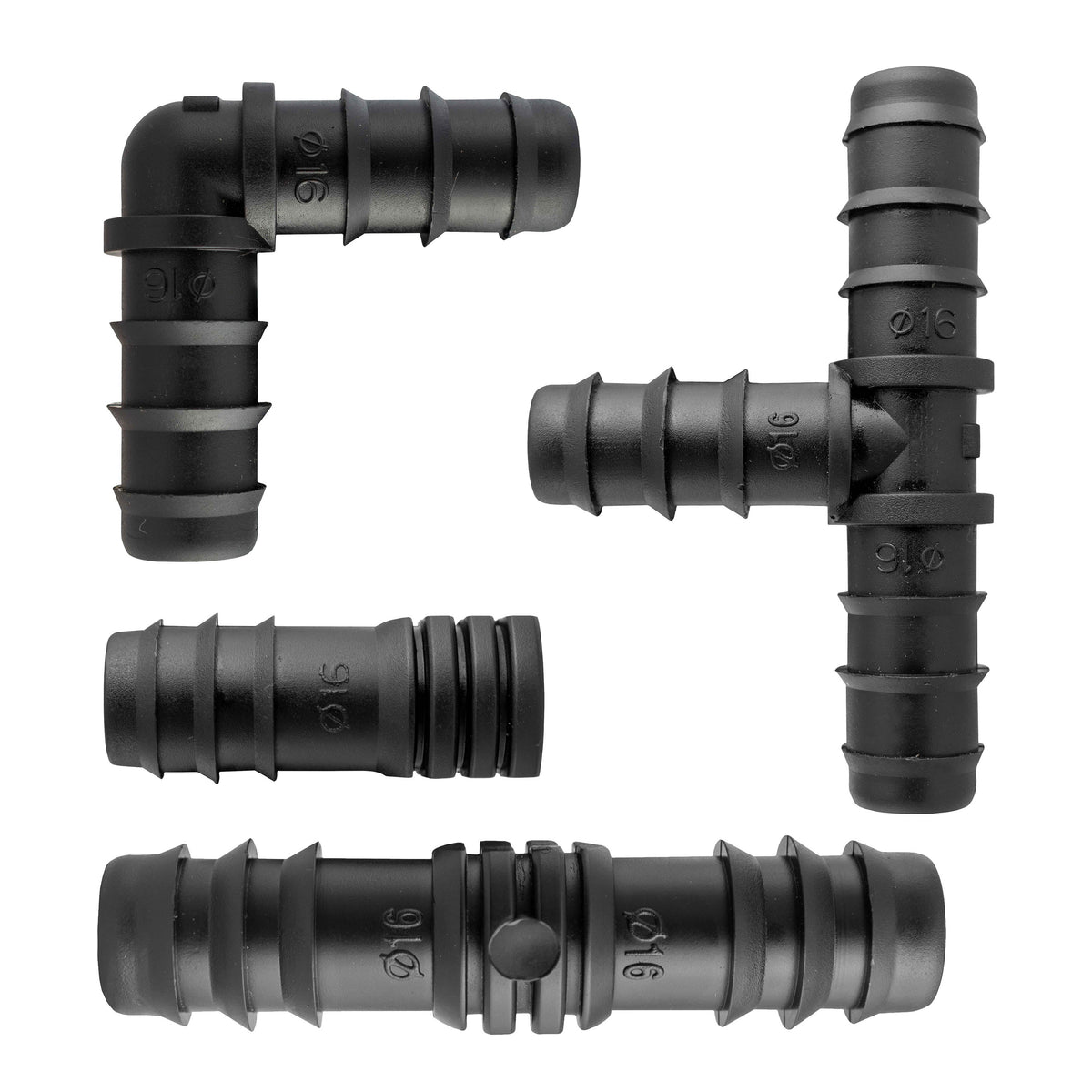 Mix 1/2in Barb Connectors HOZ10 Drip Irrigation Fitting Pipe and Water Fitting