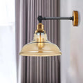 Amber Glass Shade Modern Wall Light~2696