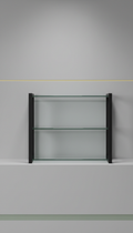 Tempered Glass Kitchen Shelf Unit